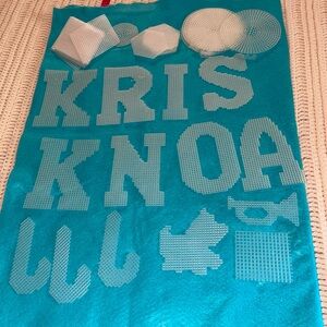 Vintage plastic decorative yarn patterns